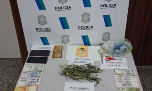 De La Garma: cuatro aprehendidos por tenencia de drogas en dos operativos