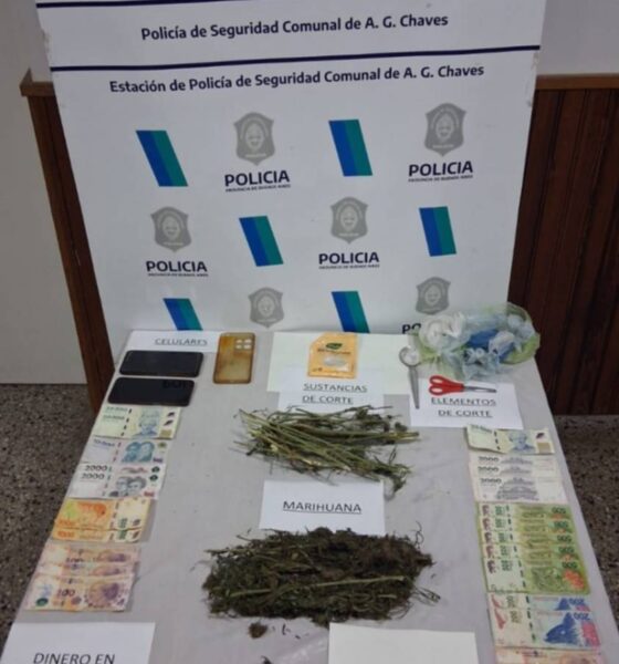 De La Garma: cuatro aprehendidos por tenencia de drogas en dos operativos