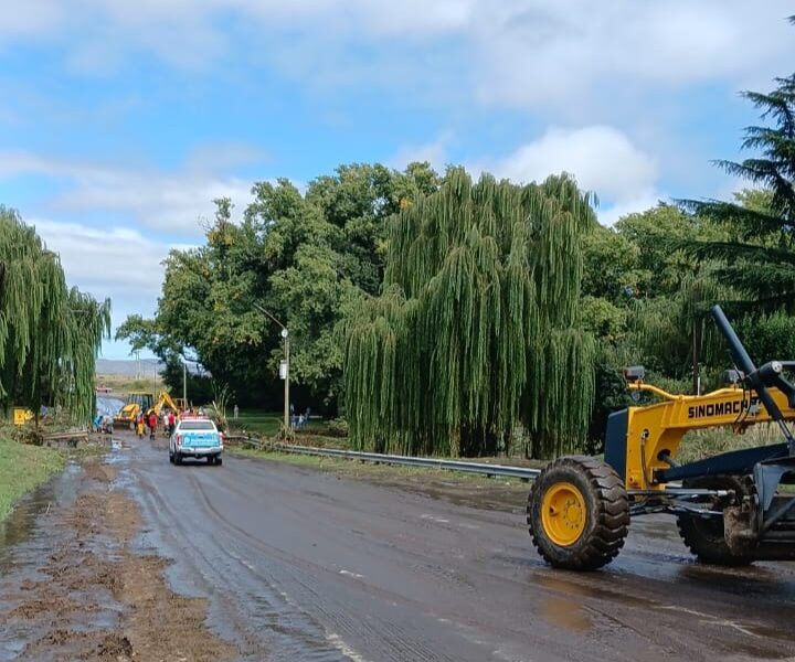 Fue nuevamente habilitado el puente de ingreso a Sierra de la Ventana por Ruta 72