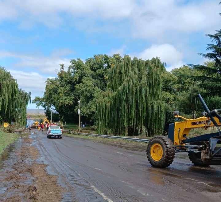Fue nuevamente habilitado el puente de ingreso a Sierra de la Ventana por Ruta 72