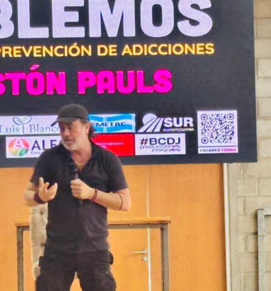 Gran convocatoria en el Polideportivo para la charla de Gastón Pauls sobre adicciones