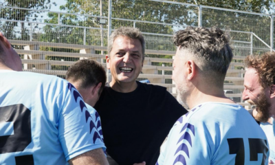 Massa se mostró en un partido de fútbol con intendentes peronistas y agitó versiones de una candidatura