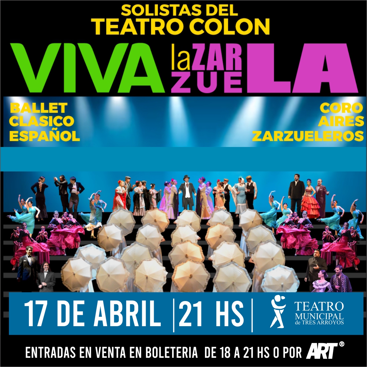 “Viva la Zarzuela” llega al Teatro Municipal con un espectáculo de primer nivel