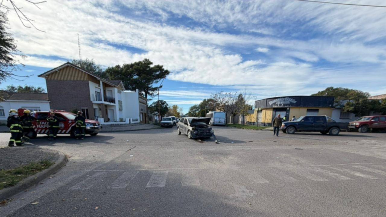 Fuerte choque en Stroeder terminó con una mujer herida