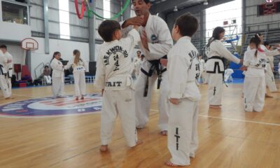 Encuentro regional de Taekwondo ITF: Intensa jornada de capacitación e integración en Monte Hermoso