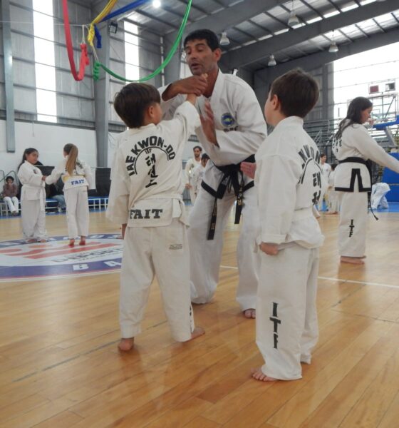 Encuentro regional de Taekwondo ITF: Intensa jornada de capacitación e integración en Monte Hermoso