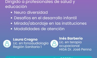 Salud y Educación: Lanzan una capacitación especializada sobre los desafíos del desarrollo infantil