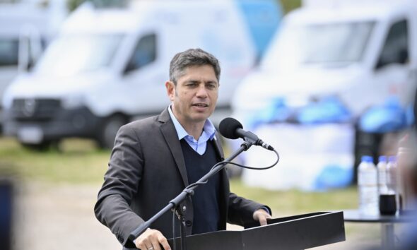 Kicillof cumple amplia agenda en Coronel Suárez y Guaminí