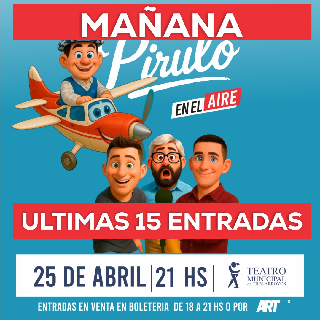 Mauro Villaverde y su muñeco Pirulo llegan al Teatro Municipal con un show de humor para toda la familia