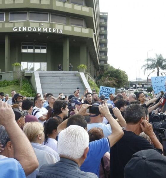 Las cinco fuerzas protestaron por bajos salarios y en el Gobierno acusan a Villarruel por promoverla