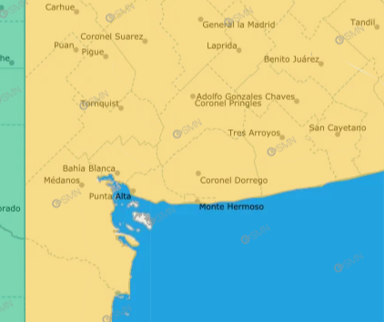 Para la tarde y noche del lunes: alerta amarilla por tormentas para Bahía Blanca y el sudoeste