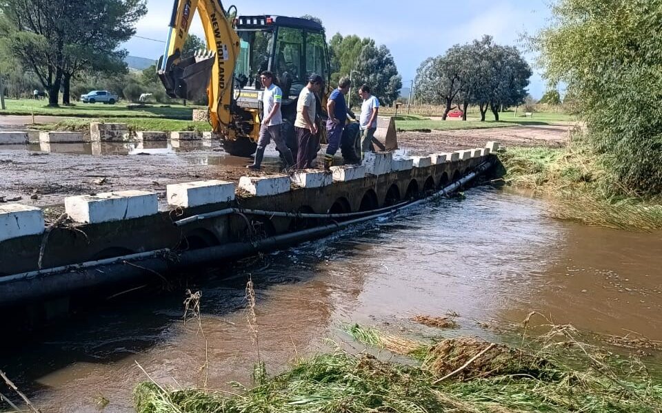 Villa Ventana: tras el temporal, el municipio trabaja para normalizar las calles antes de semana santa
