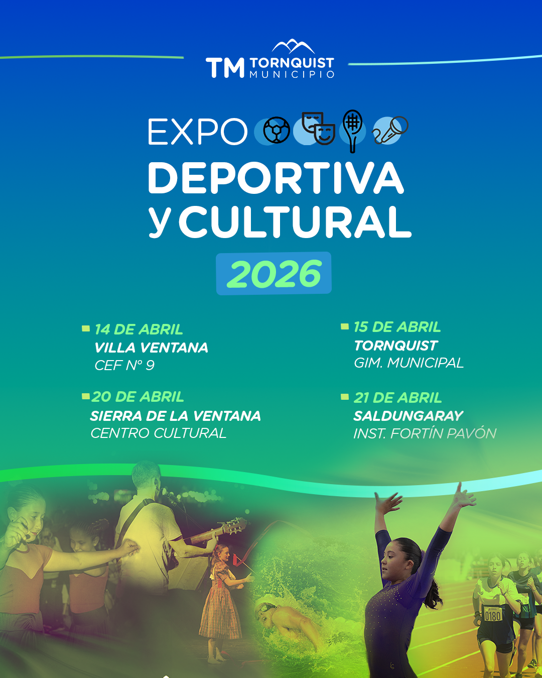 Convocatoria a instituciones a la Expo Deportiva y Cultural de Tornquist