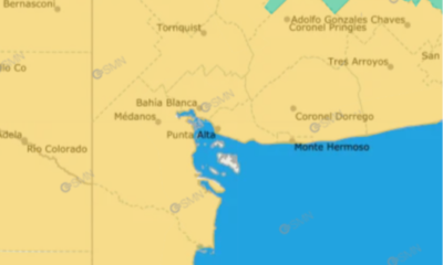 Ráfagas de hasta 80 km/h: rige la alerta amarilla en Bahía Blanca