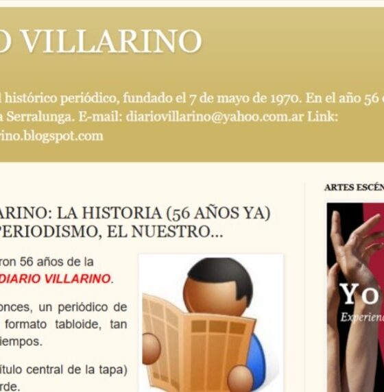 "Hacer periodismo del bueno": el mensaje de Diario Villarino al cumplir 56 años de historia