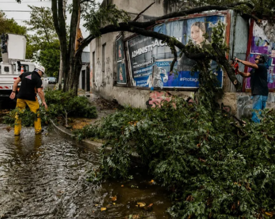 Temporal en la costa bonaerense: alertas y clases suspendidas