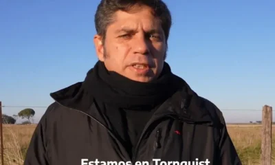 Kicillof se plantó en Tornquist contra la quita de la Zona Fría: “Hay familias que no van a poder pagar el gas”