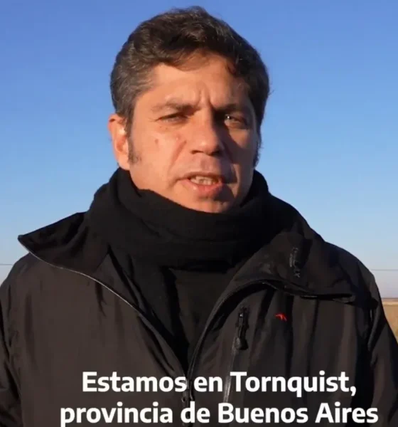 Kicillof se plantó en Tornquist contra la quita de la Zona Fría: “Hay familias que no van a poder pagar el gas”