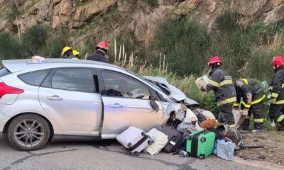 Choque fatal en ruta 76, altura Abra de la Ventana: Cuatro muertos