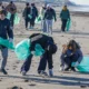 Tras la sudestada en Monte Hermoso: voluntarios retiraron más de 4 toneladas de residuos de la costa