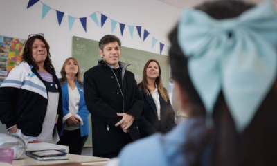 Kicillof inauguró una nueva Escuela y criticó a Milei: “Es criminal dejar a los pibes y las pibas sin educación”