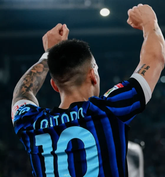 El bahiense Lautaro Martínez sigue sumando títulos con Inter: marcó un gol en la final y alzó la Copa Italia