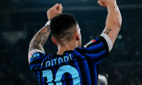 El bahiense Lautaro Martínez sigue sumando títulos con Inter: marcó un gol en la final y alzó la Copa Italia