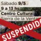 Suspendida la feria municipal de este sábado en Sierra de la Ventana