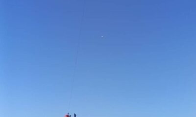 Viedma: Prefectura realizó una aeroevacuación de emergencia en pleno Día de la Patria