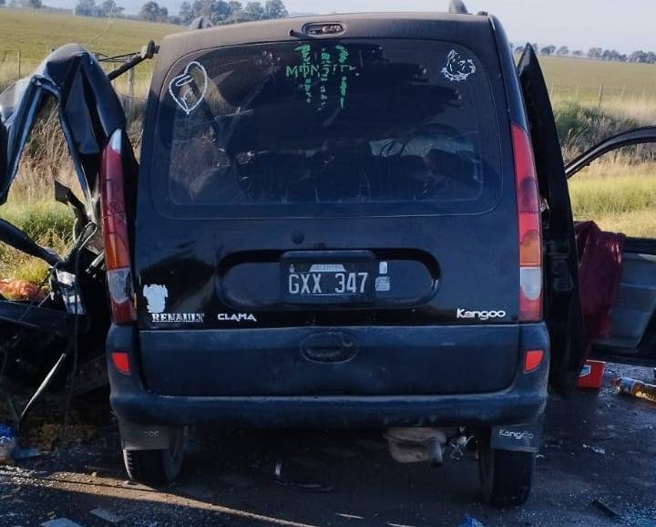 Identificaron a las víctimas del choque frontal en la ruta 33