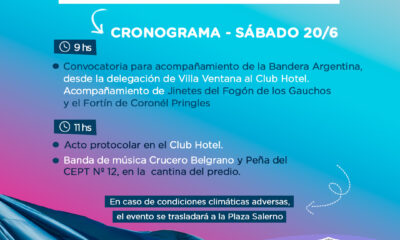 El Club Hotel de la Ventana será escenario del Día de la Bandera en el distrito