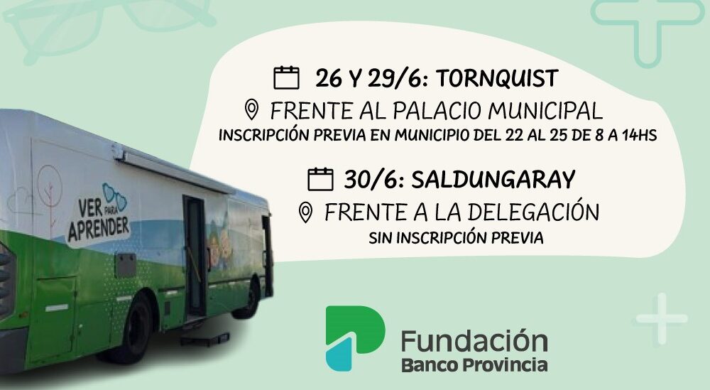 ‘Ver para seguir aprendiendo’ llega a Tornquist y Saldungaray