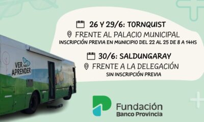 ‘Ver para seguir aprendiendo’ llega a Tornquist y Saldungaray