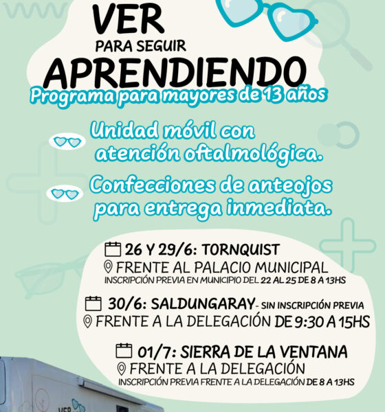 ‘Ver para seguir aprendiendo’ llega también a Sierra de la Ventana