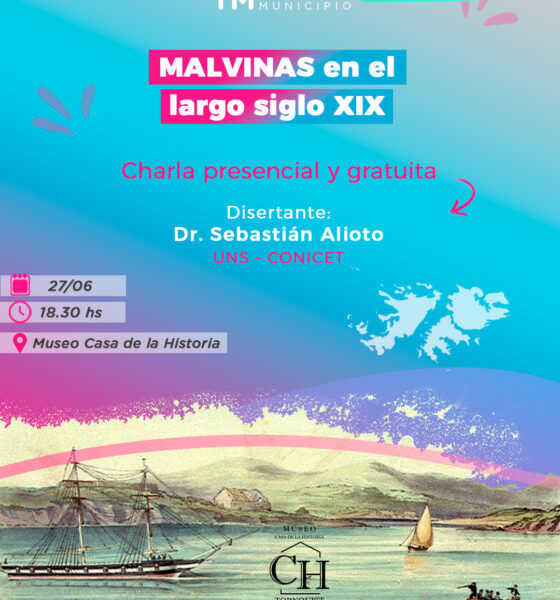 Charla ‘Malvinas en el largo siglo XIX’, este sábado en el Museo Casa de la Historia