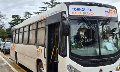 Desde julio, una nueva línea de micros conectará Tornquist, Tres Picos y Bahía Blanca