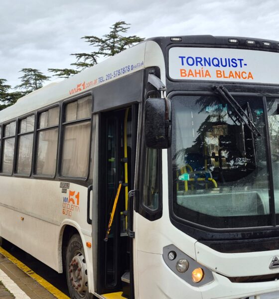 Desde julio, una nueva línea de micros conectará Tornquist, Tres Picos y Bahía Blanca