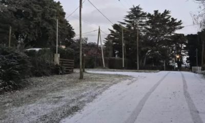 Nevadas en el sudeste bonaerense: qué localidades registraron nieve