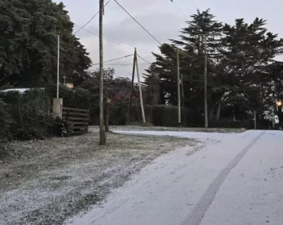 Nevadas en el sudeste bonaerense: qué localidades registraron nieve