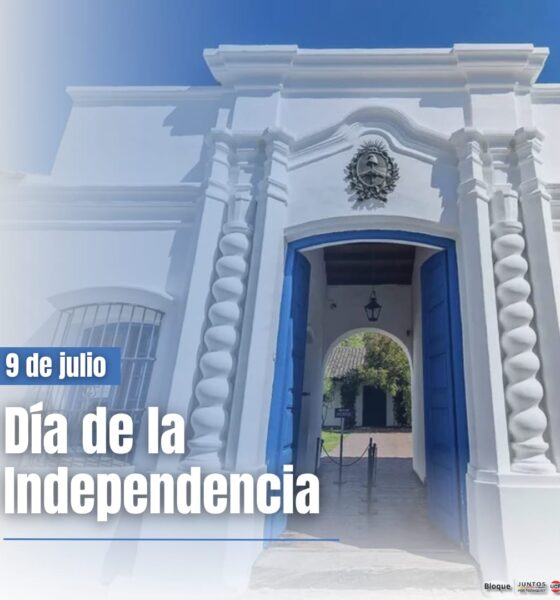 Invitación al acto por el Día de la Independencia