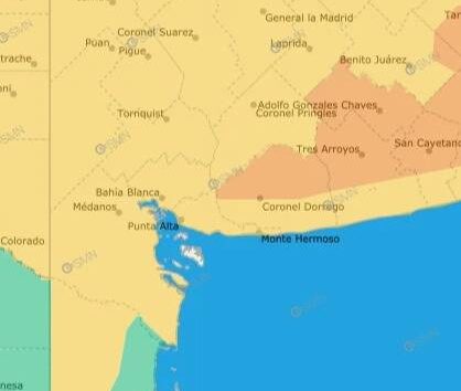 El frío recrudece: emiten otro alerta amarillo para Bahía Blanca por temperaturas extremas