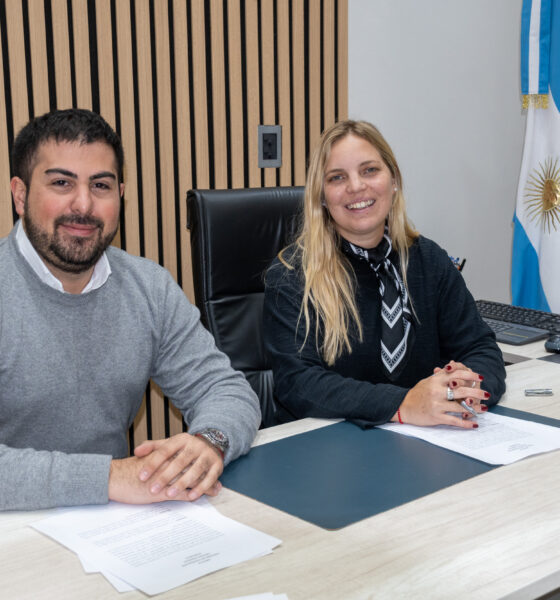 Estefanía Bordoni firmó la renovación del Centro Juvenil Tornquist