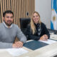 Estefanía Bordoni firmó la renovación del Centro Juvenil Tornquist
