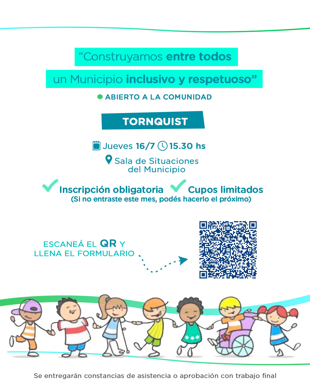 ‘Perspectivas de discapacidad y buenas prácticas’, capacitación abierta a la comunidad
