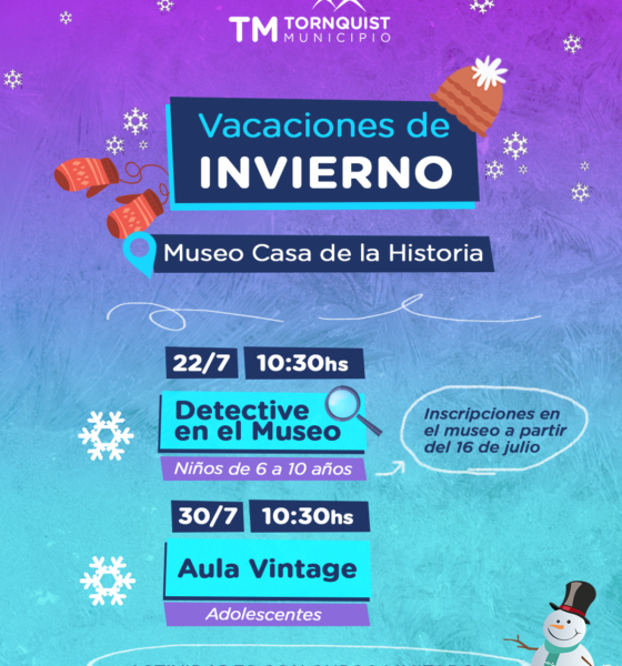 Vacaciones de Invierno con propuestas en el Museo Casa de la Historia