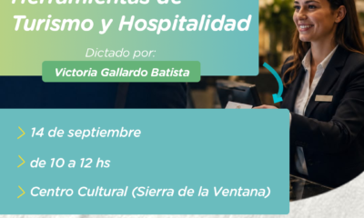 Turismo: Brindarán capacitaciones de hospitalidad y nuevas tendencias en gastronomía