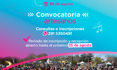 126º aniversario de Saldungaray: Convocatoria de artesanos