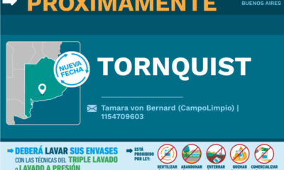 Disponible un relevamiento para la recolección de envases de fitosanitarios