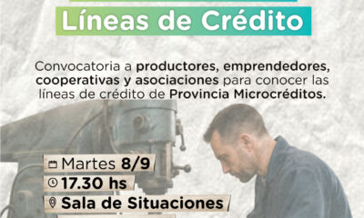 Convocatoria a emprendedores y productores a la presentación de líneas de crédito