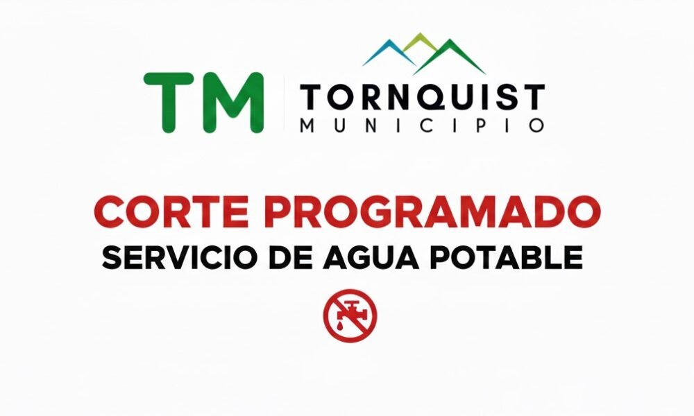 Corte de agua programado para este sábado 29 en Tornquist